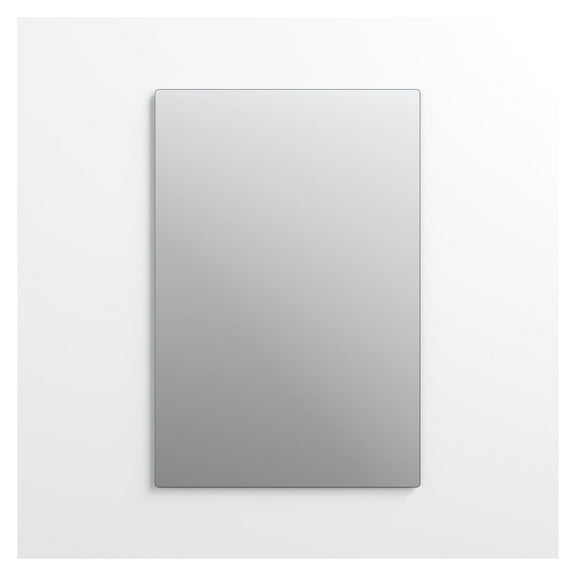Frameless Oval Mirror - 1/4 Inch Thick Beveled Glass - Easy Install Bathroom Vanity Mirror - Horizontal or Vertical - USA Made