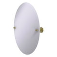 thumbnail image 1 of Frameless Oval Tilt Mirror with Beveled Edge (Build to Order), 1 of 2