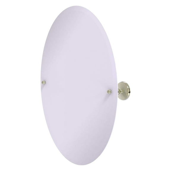 Frameless Oval Tilt Mirror with Beveled Edge (Build to Order)