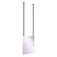 thumbnail image 1 of CH-92-ORB Frameless Rectangle Ceiling Hung Mirror, Oil Rubbed Bronze, 1 of 2