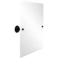 thumbnail image 1 of Frameless Rectangular Tilt Mirror with Beveled Edge in Matte Black, 1 of 2