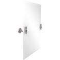 thumbnail image 1 of Frameless Rectangular Tilt Mirror with Beveled Edge in Satin Nickel, 1 of 5