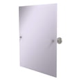 thumbnail image 1 of Frameless Rectangular Tilt Mirror with Beveled Edge in Satin Nickel, 1 of 2