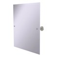thumbnail image 1 of Frameless Rectangular Tilt Mirror with Beveled Edge in Satin Nickel, 1 of 2