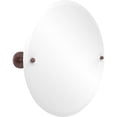 thumbnail image 1 of Frameless Round Tilt Mirror with Beveled Edge - Antique Copper, 1 of 3