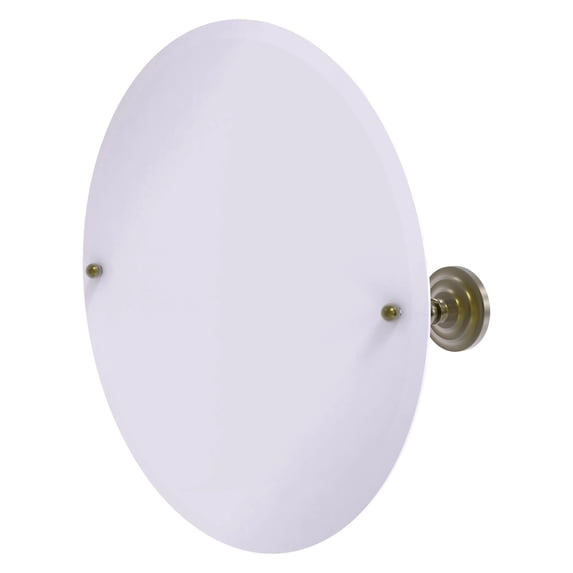 Frameless Round Tilt Mirror with Beveled Edge (Build to Order)