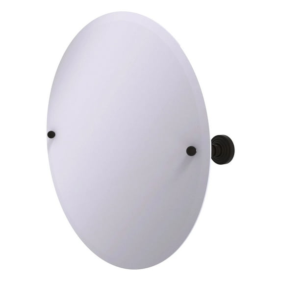 Frameless Round Tilt Mirror with Beveled Edge (Build to Order)