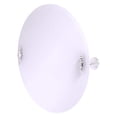 thumbnail image 1 of Frameless Round Tilt Mirror with Beveled Edge in Polished Chrome, 1 of 2