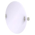 thumbnail image 1 of Frameless Round Tilt Mirror with Beveled Edge in Satin Nickel, 1 of 2