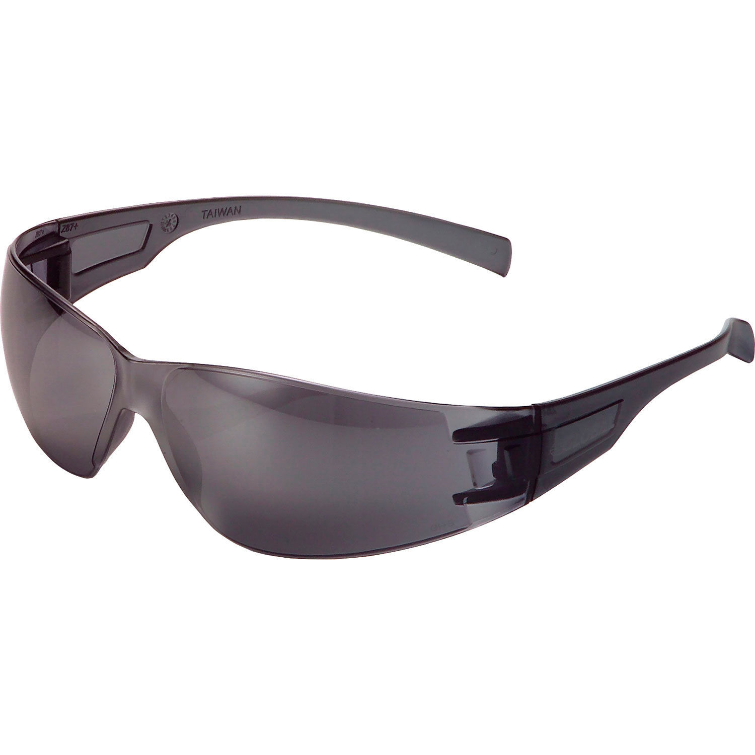 Frameless Safety Glasses, Scratch Resistant, Mirror Lens, Silver Frame, Lot of 12