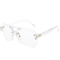 thumbnail image 1 of Frameless Sunglasses for General Style with UV400 Protection and 99% Visible Light Perspective, 1 of 1
