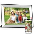 Frameo 10.1" Digital Picture Frame WiFi Smart Touch Screen Electric Photo Frame with 32GB