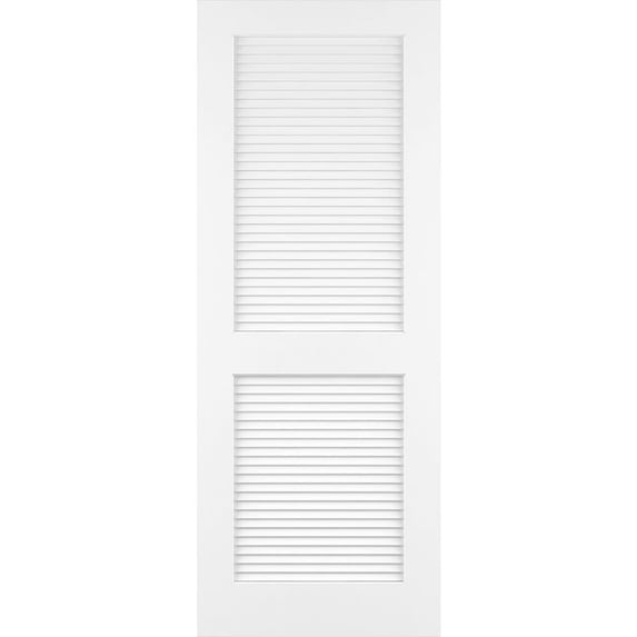 Frameport Cls-Pd-L-6-2/3X2 Classic 24" By 80" Louver/Louver Interior Slab Passage Door -