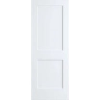 Frameport Paneled Solid Manufactured Wood Primed Standard Door