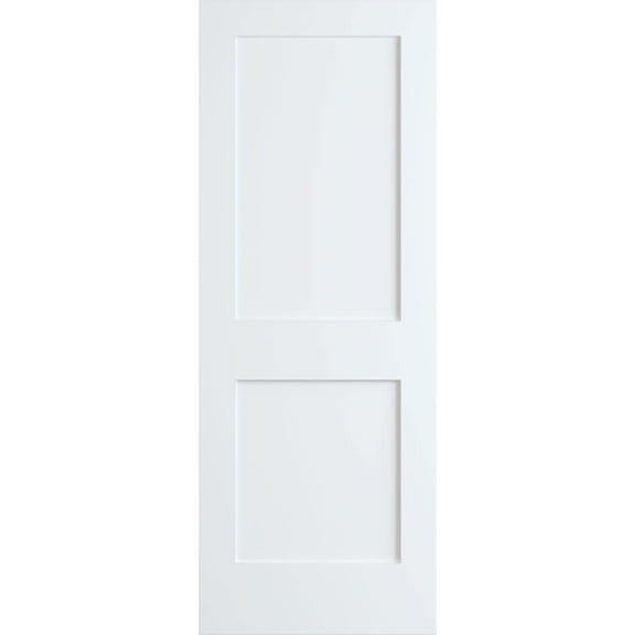 Frameport Paneled Solid Manufactured Wood Primed Standard Door