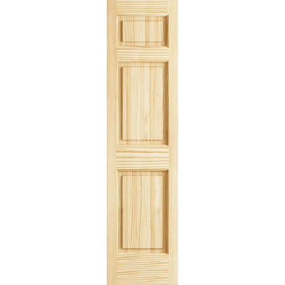 Frameport Paneled Solid Manufactured Wood Unfinished Standard Door
