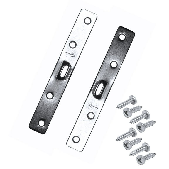 Framer Supply 4 Hole Heavy Duty Super Steel Picture Hangers & #4 1/2" Pan Head Philips Screws, 100 Pack