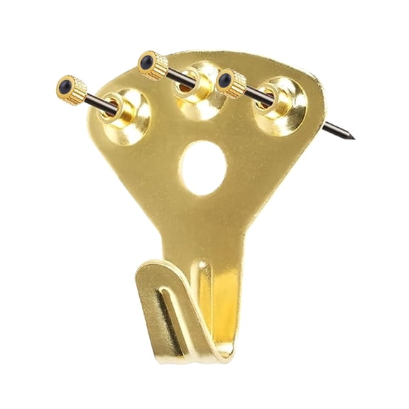 Framer Supply 75LB Weight Capacity Premium Brass Plated Hanger 250 Bulk Pack for Heavy Duty Picture Hangers, Mirrors, & Wall Decor