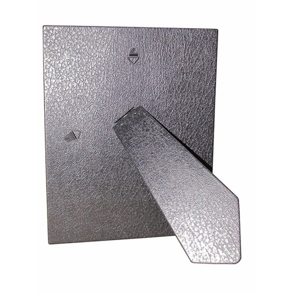 Framer Supply 8.5x11 Black Faux Leather Easel Backs ? 6 Pack Frame Stand with Vertical and Horizontal Hangers, Trim-to-Fit Backing for Tabletop or Wall Hanging Display