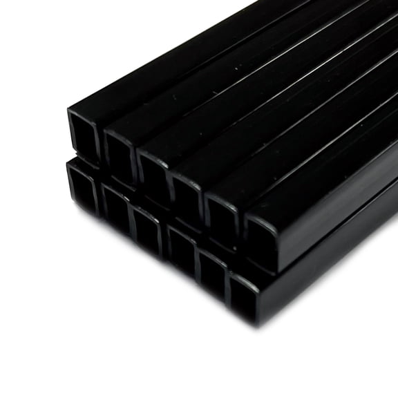 Framer Supply Archival Glass & Art Spacers Black 1/4", 60 Ft Hollow Bundle (12 x 5' Sticks), pH Neutral Peel-and-Stick Frame Spacer for Archival Framing & Artwork Protection