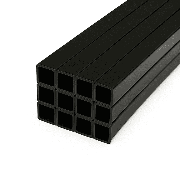 Framer Supply Archival Glass & Art Spacers Black 1/8", 100 Ft Hollow Bundle (20 x 5' Sticks), pH Neutral Peel-and-Stick Frame Spacer for Archival Framing & Artwork Protection
