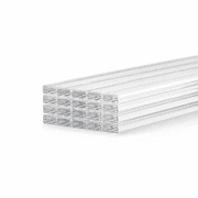 Framer Supply Archival Glass & Art Spacer ? Clear 1/16", 100 Ft Solid Bundle 20 x 5 Sticks, pH Neutral Peel-and-Stick Frame Spacer for Archival Framing & Artwork Protection