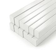 Framer Supply Archival Glass & Art Spacer ? White 1/4", 60 Ft Solid Bundle 12 x 5 Sticks, pH Neutral Peel-and-Stick Frame Spacer for Archival Framing & Artwork Protection