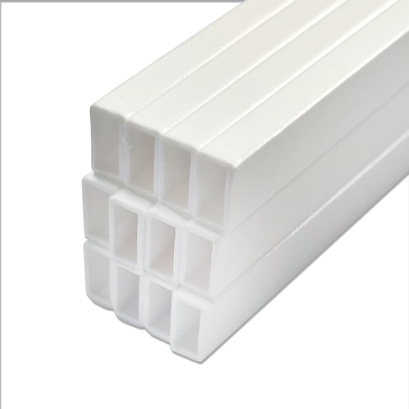 Framer Supply Archival Glass & Art Spacer ? White 3/8", 60 Ft Hollow Bundle (12 x 5' Sticks), pH Neutral Peel-and-Stick Frame Spacer, for Archival Framing, Wall Mount Frames & Artwork Protection