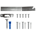 thumbnail image 1 of Framer Supply Cleat Bar T-Lock Screw Security Hardware Set for Heavy Wood Frames and Mirrors - 10 Sets w/ Wrench, 1 of 1