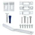 thumbnail image 1 of Framer Supply Complete T-Lock Security Hanger Set for Wood & Metal Frames, 5 Sets + 1 Wrench, 1 of 2