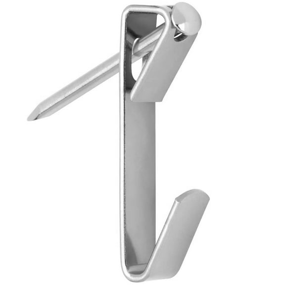 Framer Supply Goodwill Nickel-Plated Picture Hanger Heavy Picture Hanging Hardware for Wall, Frames, and Mirrors Holds Up to 30 lbs