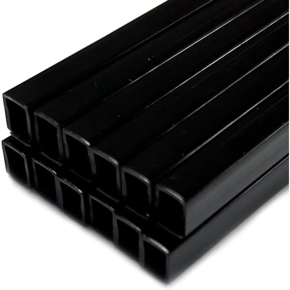 Framer Supply Solid Archival Frame Spacers – pH Neutral Peel-and-Stick Spacers for Picture Frames & Artwork Preservation (1/4" Black, 60ft Bundle (12 x 5' Sticks), 12, Pack)