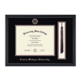 thumbnail image 1 of Framerly - Central Michigan Tassel Diploma Frame with Black and Maroon Mat, 1 of 10