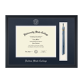 thumbnail image 1 of Framerly - Dalton State Tassel Diploma Frame with Navy and Silver Mat, 1 of 6