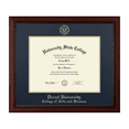 thumbnail image 1 of Framerly - Drexel Arts and Sciences Diploma Frame with Navy and Gold Mat, 1 of 9
