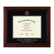 Framerly - FAMU Pharmacy Diploma Frame with Black and Tartan Green Mat