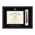 thumbnail image 1 of Framerly - Lock Haven Tassel Diploma Frame with Black and Maroon Mat, 1 of 10
