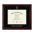thumbnail image 1 of Framerly - Memphis Arts and Sciences Diploma Frame with Black and Royal Blue Mat, 1 of 10