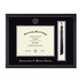 thumbnail image 1 of Framerly - Mount Union Tassel Diploma Frame with Black and Purple Mat, 1 of 10