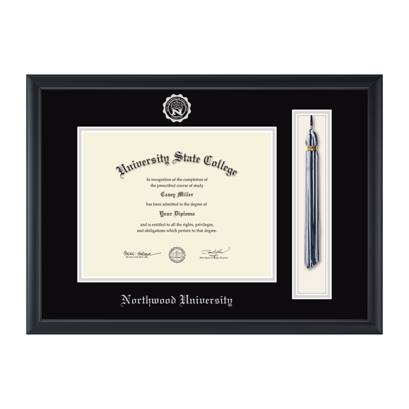 Framerly - Northwood University In Florida Tassel Diploma Frame In Black Moulding