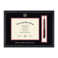 thumbnail image 1 of Framerly - Pittsburg State Tassel Diploma Frame with Black and Red Mat, 1 of 9