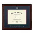thumbnail image 1 of Framerly - SMU Diploma Frame with Navy and Red Mat, 1 of 9