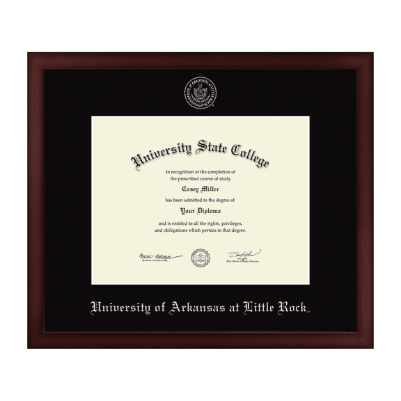 Framerly - UALR Diploma Frame with Black Mat