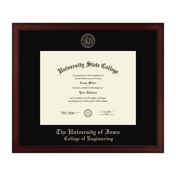 Framerly - UI Engineering Diploma Frame with Black Mat