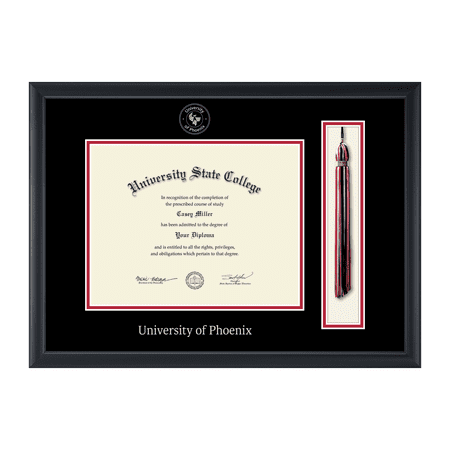 Framerly - UOP Tassel Diploma Frame In Black Moulding