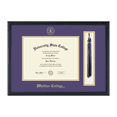 thumbnail image 1 of Framerly - Whittier Tassel Diploma Frame with Purple and Gold Mat, 1 of 8