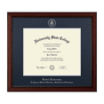 thumbnail image 1 of Framerly - XU Social Work Diploma Frame with Navy and Silver Mat, 1 of 7