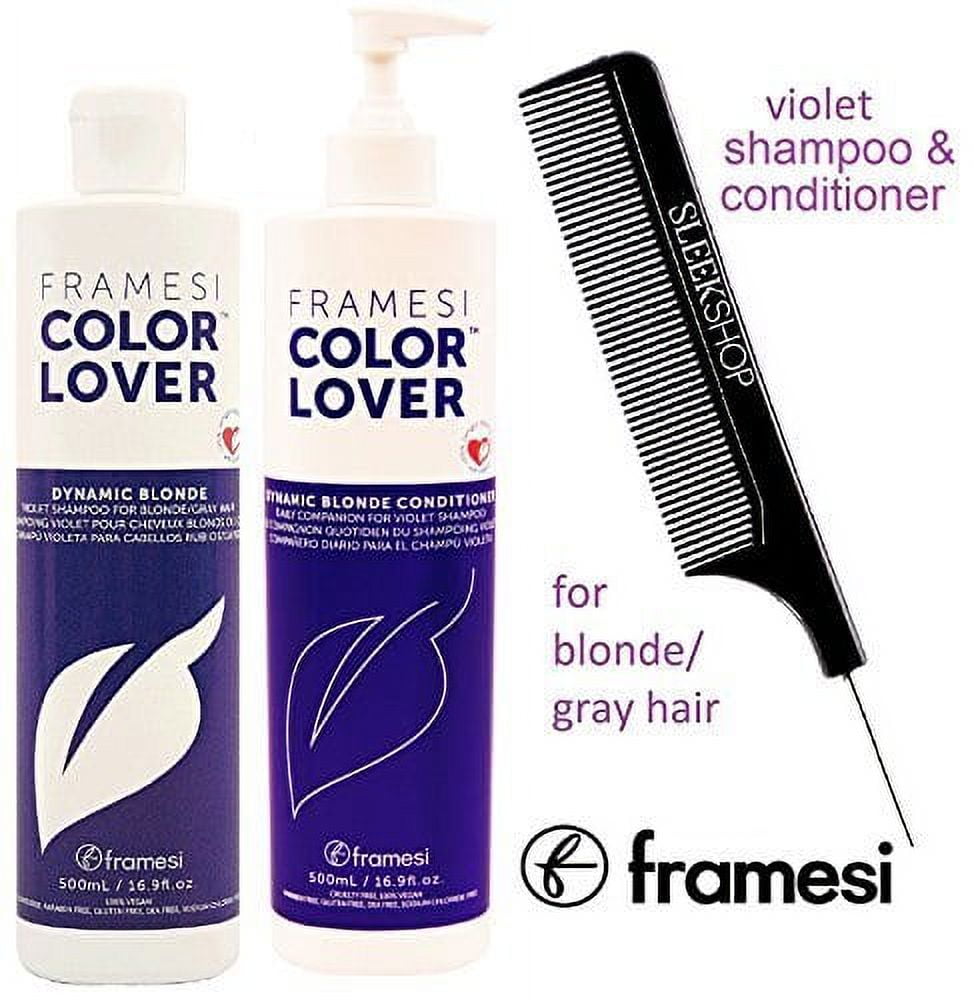 Framesi Color Lover DYNAMIC BLONDE Violet Purple Shampoo & Conditioner