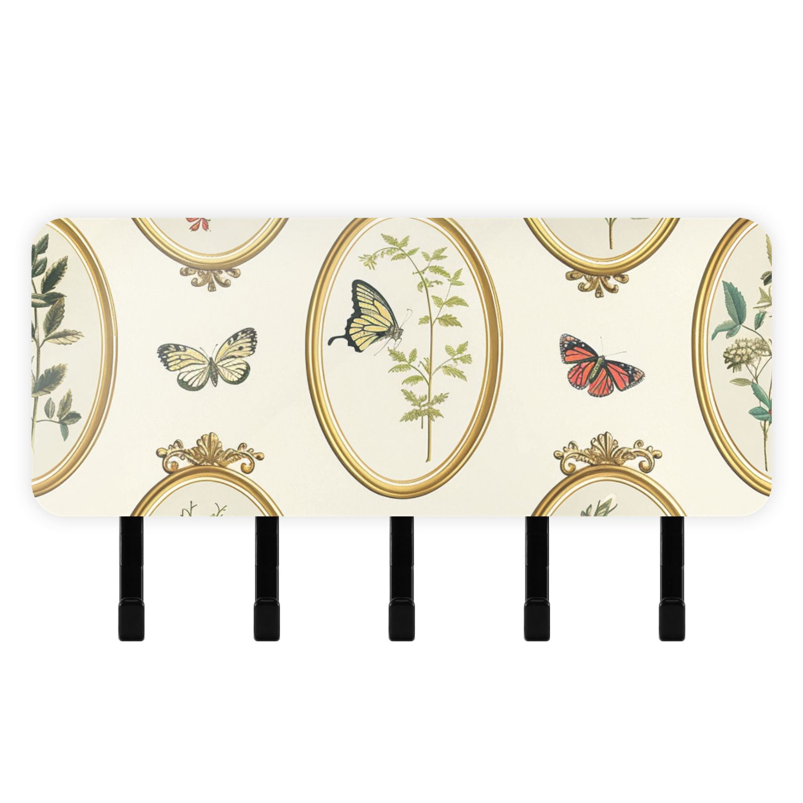 Frameworks Butterflies Leaves Mail Holder Organizer Wall Mount with ...