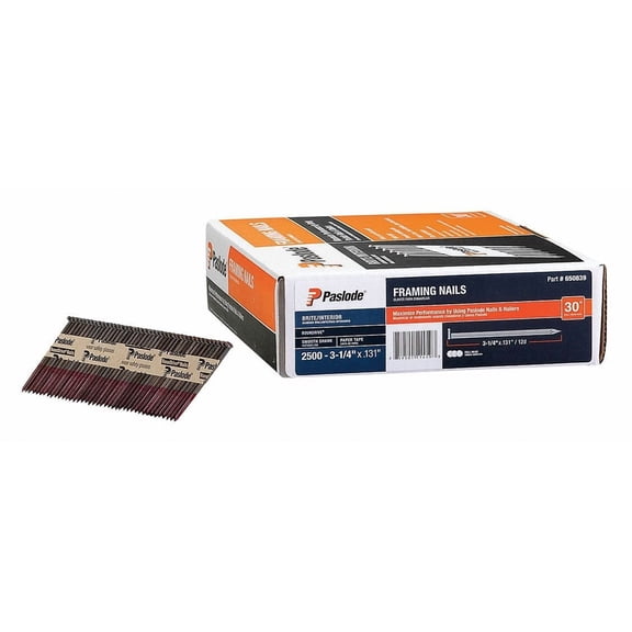Paslode Framing Nail, 30-Degree, 3.25 x .131-In. Construction & DIY Use, Standard Hardware Spec